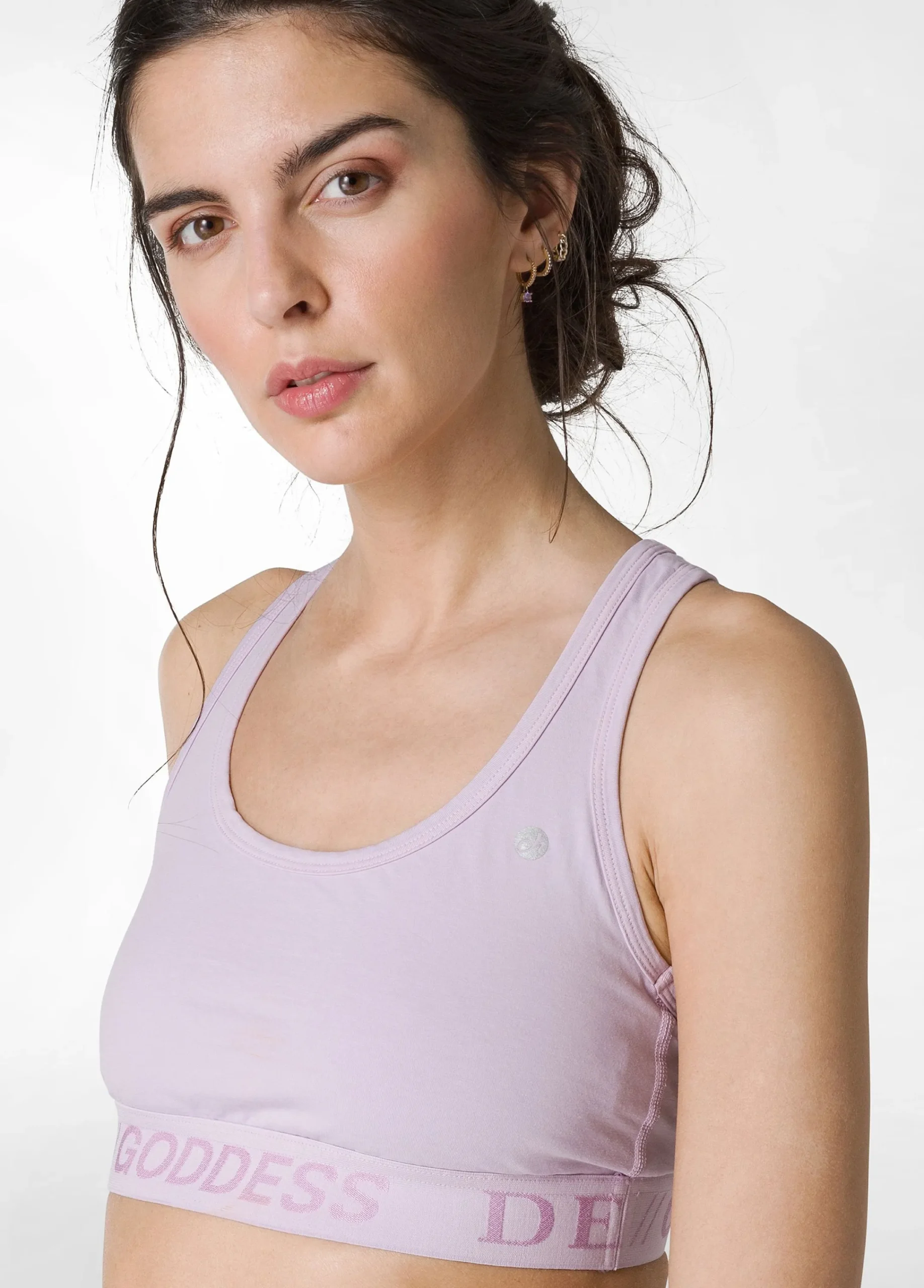 Shop Top Vogatore Jersey Stretch Viola Donna Canotte E Reggiseni Sportivi