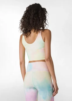 Online Top Yoga In Microfibra Riciclata Stampata Other Donna Canotte E Reggiseni Sportivi