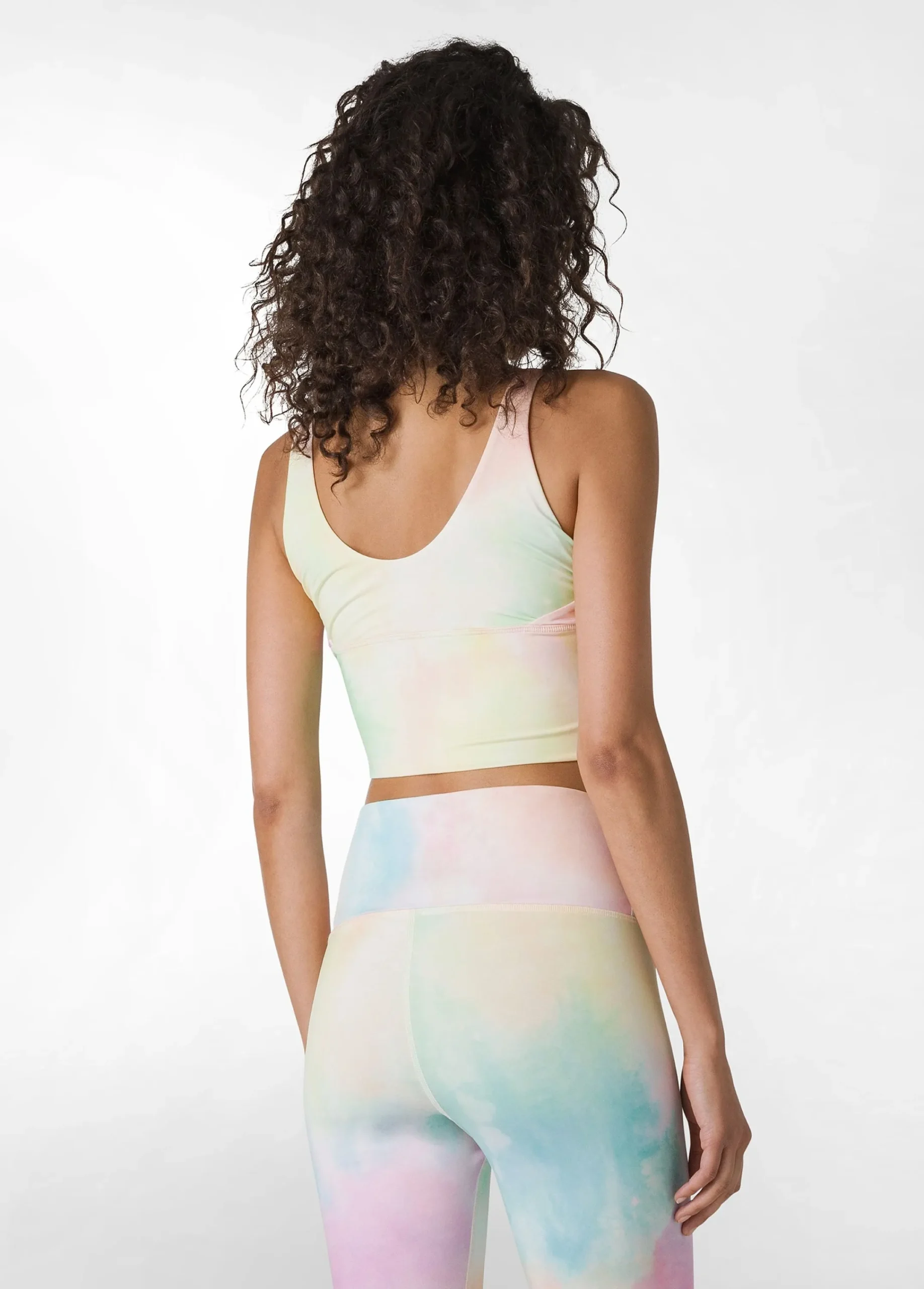 Online Top Yoga In Microfibra Riciclata Stampata Other Donna Canotte E Reggiseni Sportivi