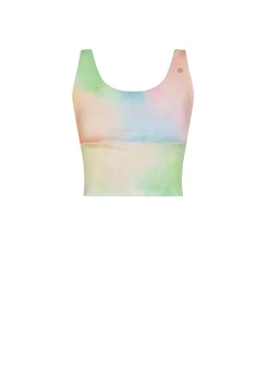 Online Top Yoga In Microfibra Riciclata Stampata Other Donna Canotte E Reggiseni Sportivi