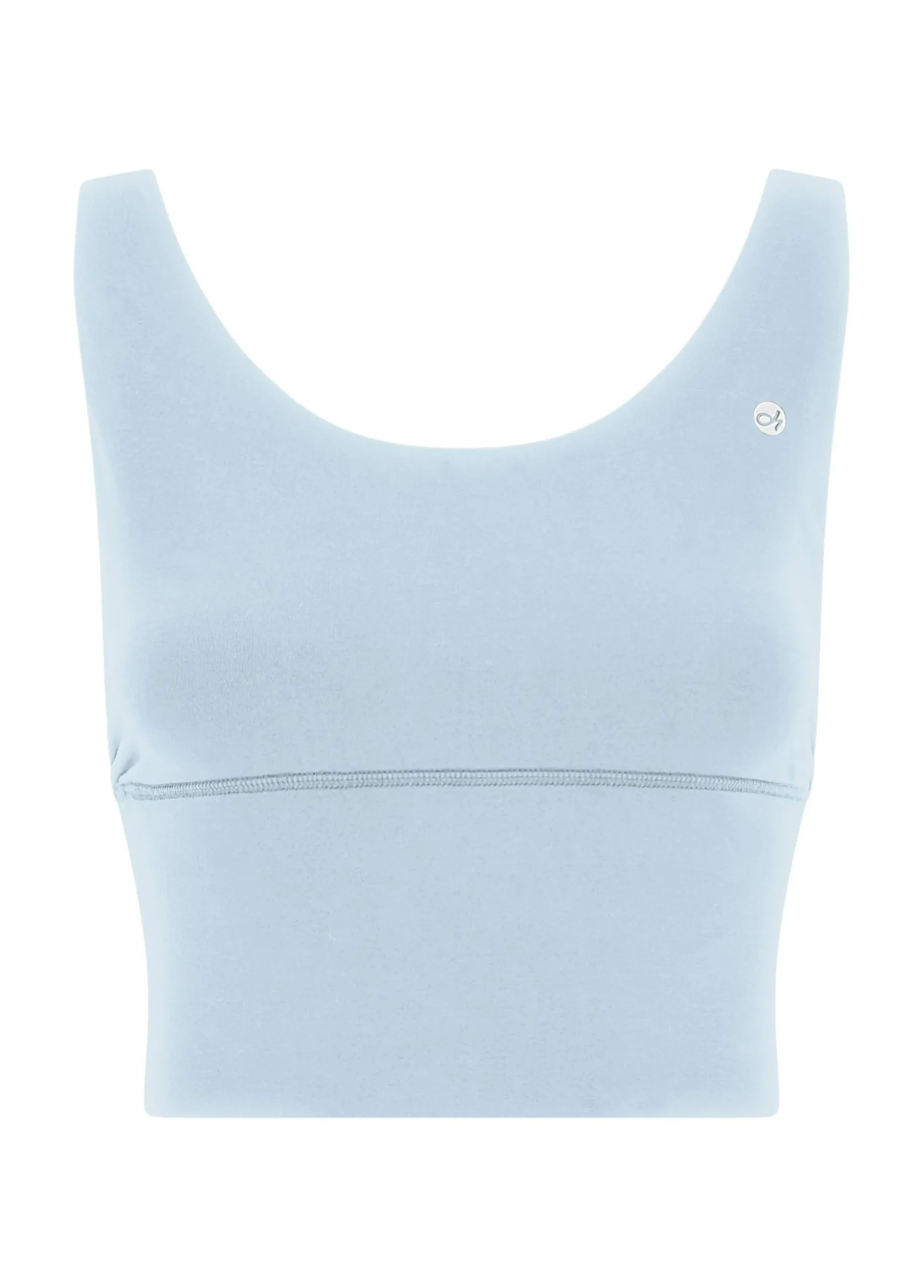 Cheap Top Yoga In Microfibra Riciclata Blu Donna Canotte E Reggiseni Sportivi
