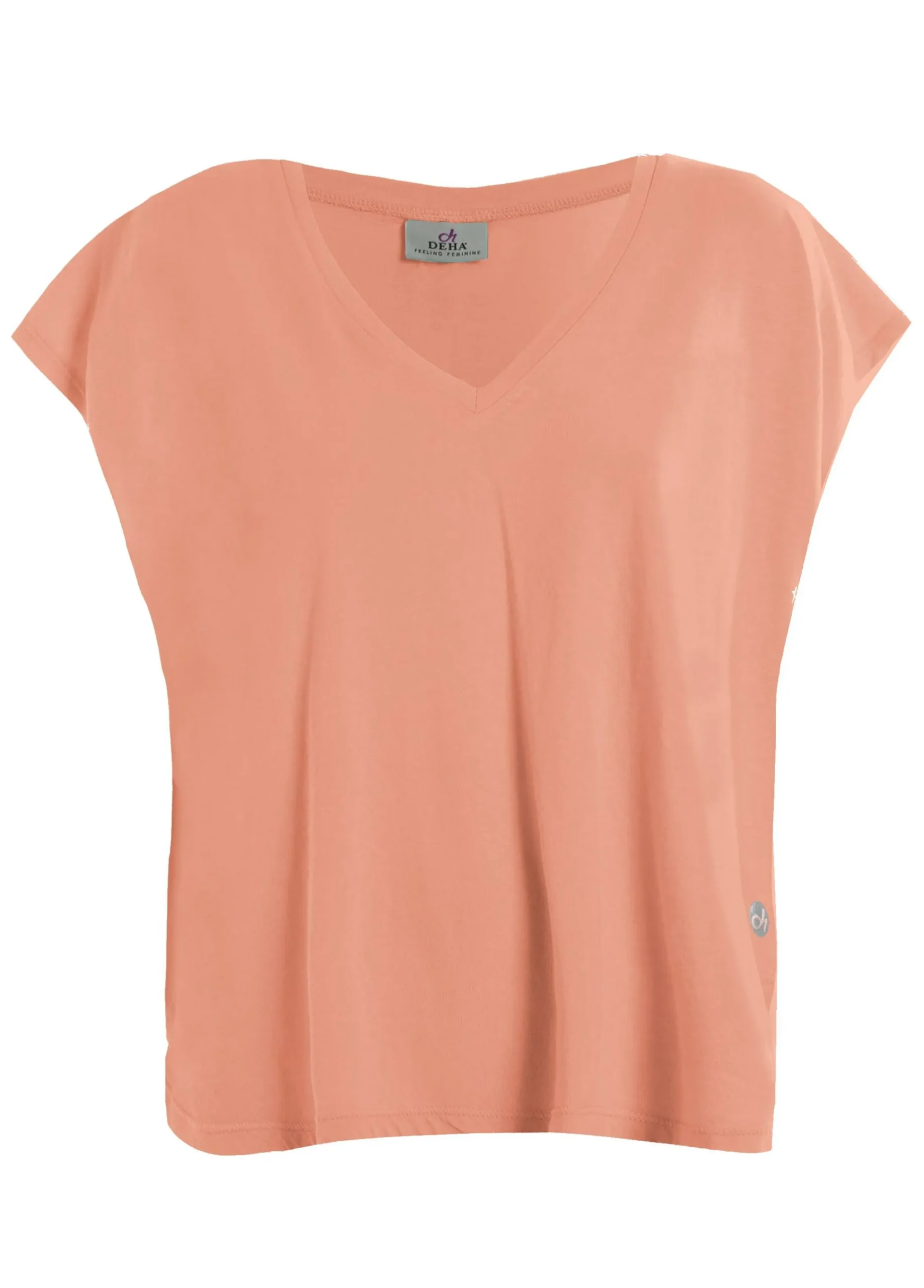 Cheap T-Shirt Ampia Arancio Donna Top & T-Shirts