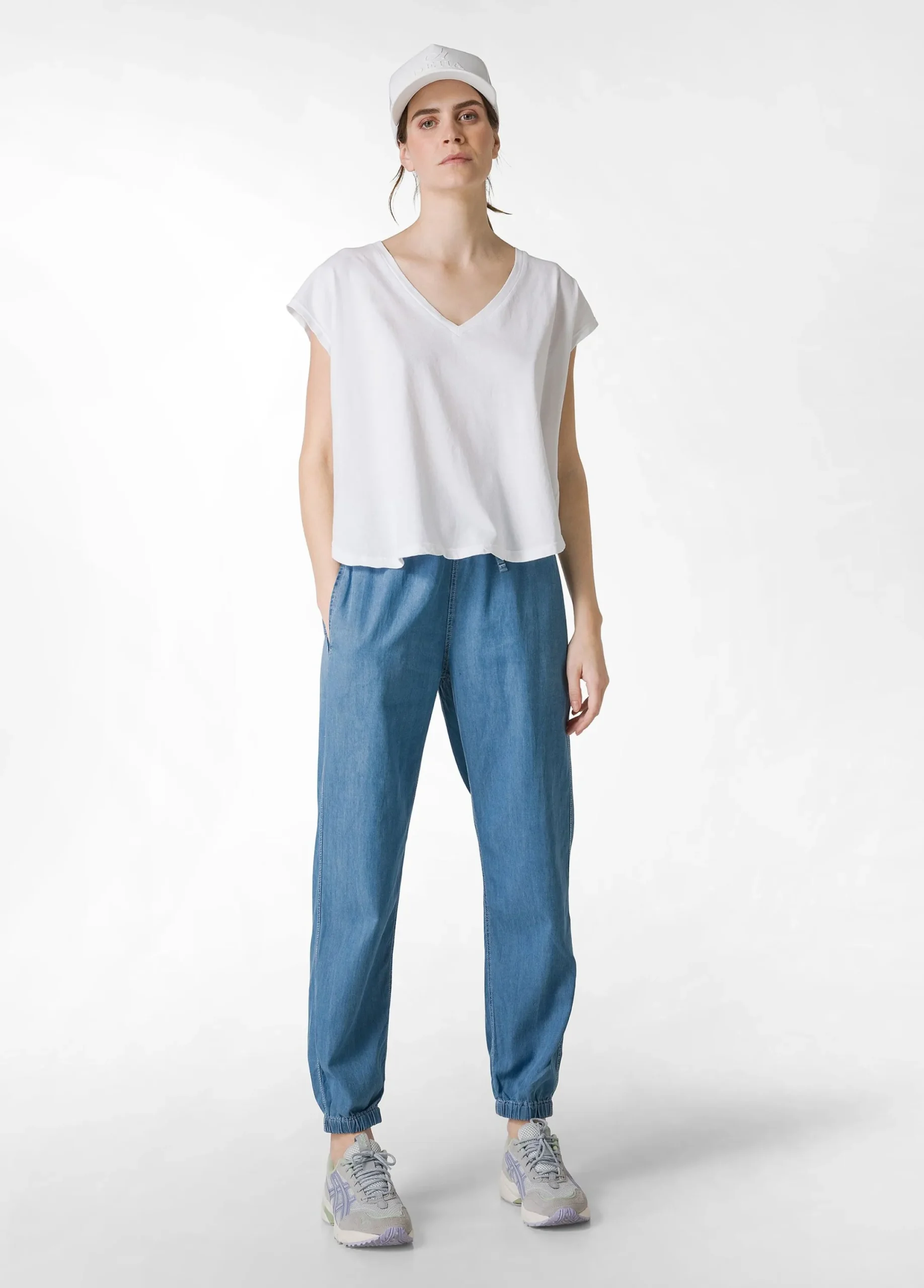 Best Sale T-Shirt Ampia Bianco Donna Top & T-Shirts