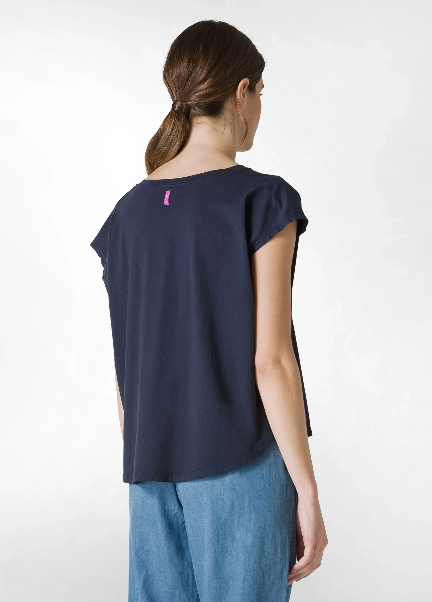 Best Sale T-Shirt Ampia Blu Donna Top & T-Shirts