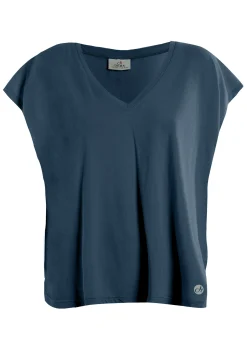 Best Sale T-Shirt Ampia Blu Donna Top & T-Shirts