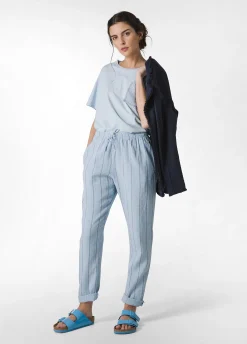 Best T-Shirt Con Taschino In Tweed Blu Donna Top & T-Shirts