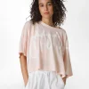 Store T-Shirt Cropped Leggera Effetto Vintage Rosa Donna Top & T-Shirts