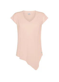 Hot T-Shirt Fiammata Effetto Vintage Rosa Donna Top & T-Shirts