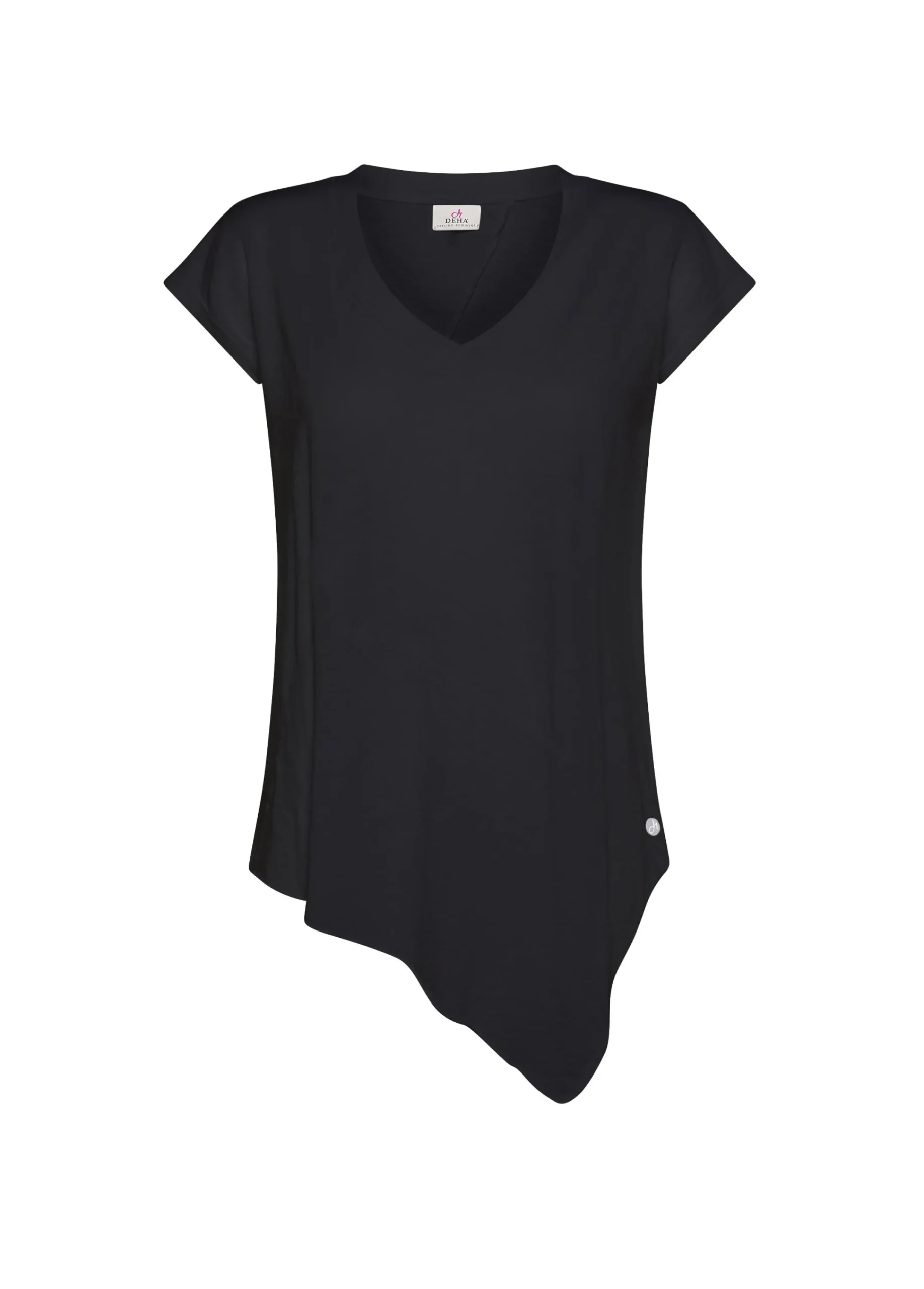 Online T-Shirt Fiammata Effetto Vintage Nero Donna Top & T-Shirts