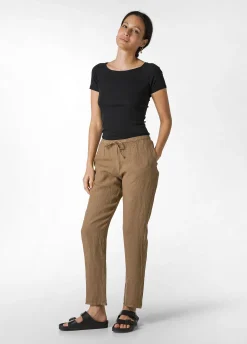 Online T-Shirt In Costina Leggera Nero Donna Top & T-Shirts