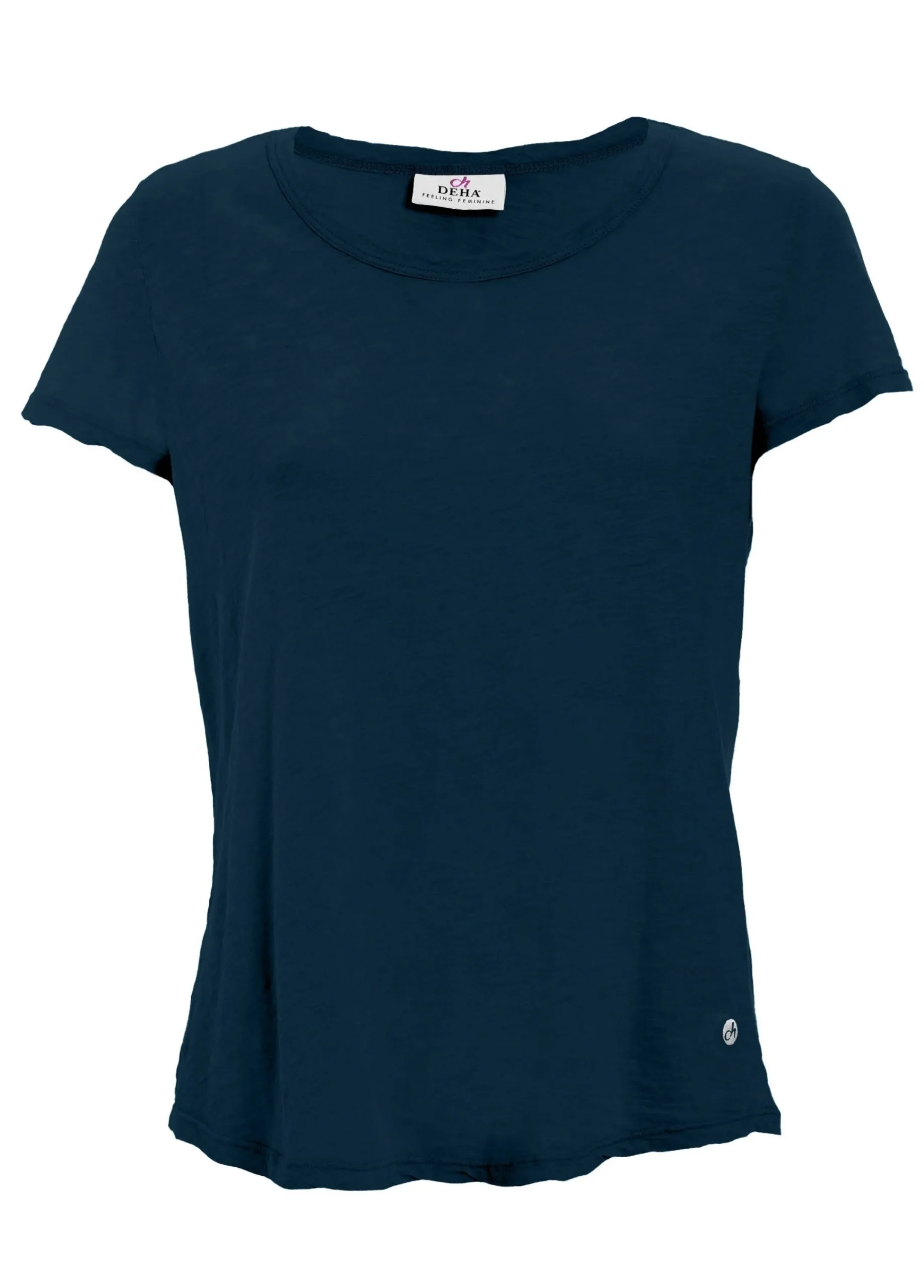 Cheap T-Shirt In Jersey Fiammato Blu Donna Top & T-Shirts
