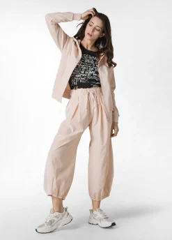Discount T-Shirt Leggera Con Stampa Nero Donna Top & T-Shirts