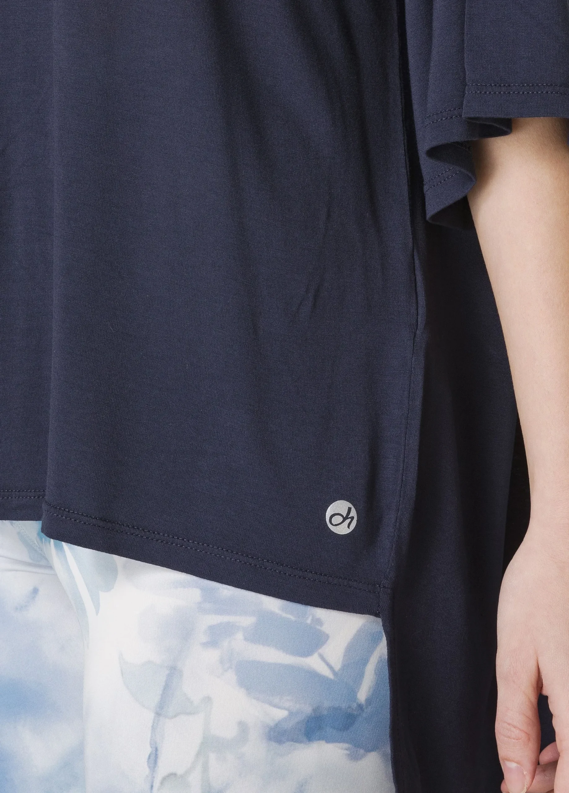 Flash Sale T-Shirt Maxi In Viscosa Blu Donna Top & T-Shirts