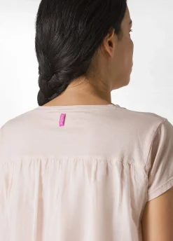 Flash Sale T-Shirt Misto Seta Rosa Donna Camicie & Bluse