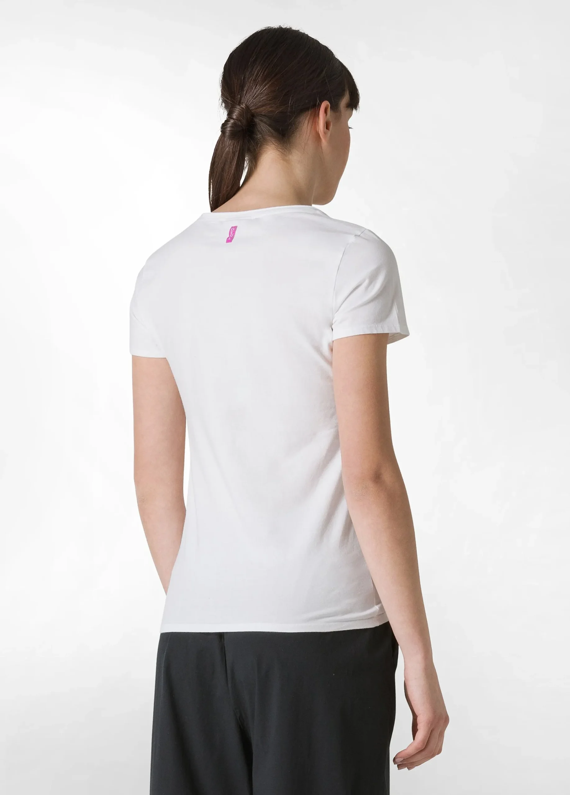 Store T-Shirt Stretch Leggera Con Grafica Bianco Donna Top & T-Shirts
