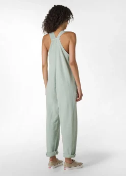 Clearance Tuta Intera Effetto Vintage Verde Donna Vestiti, Gonne E Tute